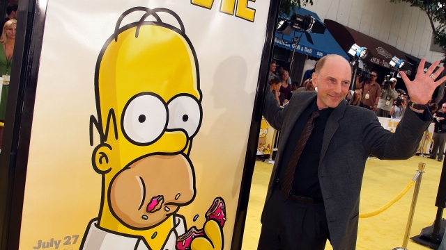 Dan Castellaneta at the premiere of "The Simpsons Movie."