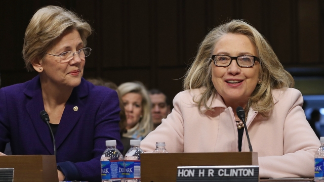 Clinton and Warren in 2013.