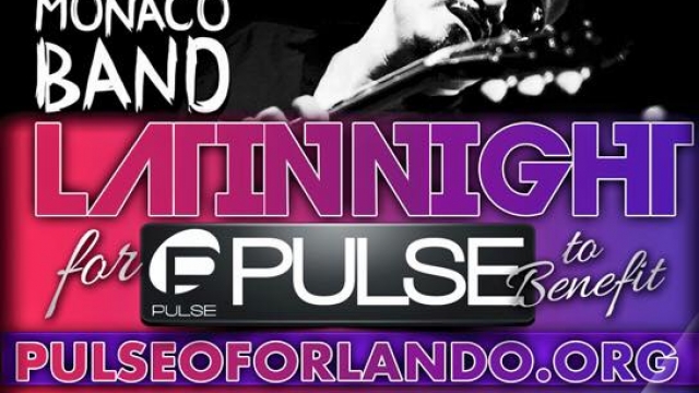 Flier for Pulse nightclub's "Latin Night" benefit.
