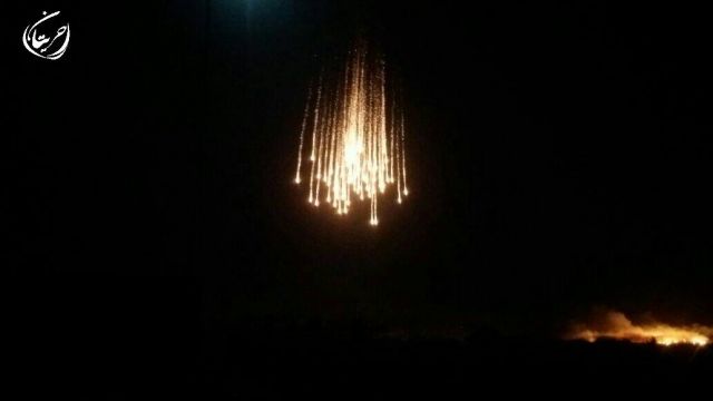 Incendiary weapons in the sky