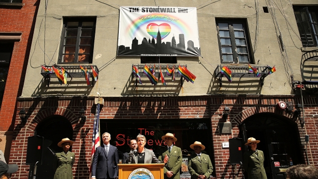 National Park Service outside of Stonewall Inn.
