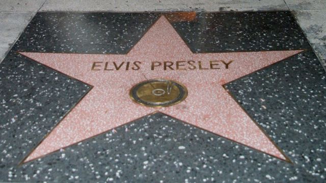 Elvis Presley's star on the Hollywood Walk of Fame