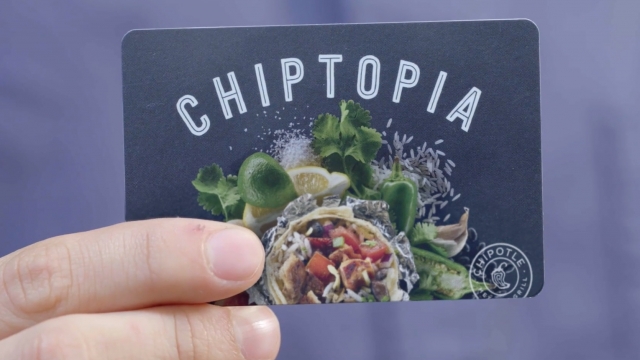 The Chiptopia card from Chipotle.