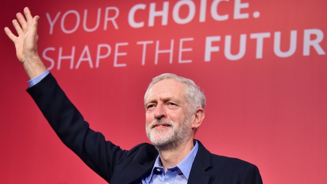 Jeremy Corbyn is announced as the new leader of the Labour Party.