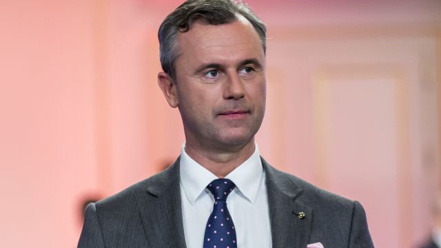 Freedom Party of Austria candidate Norbert Hofer.