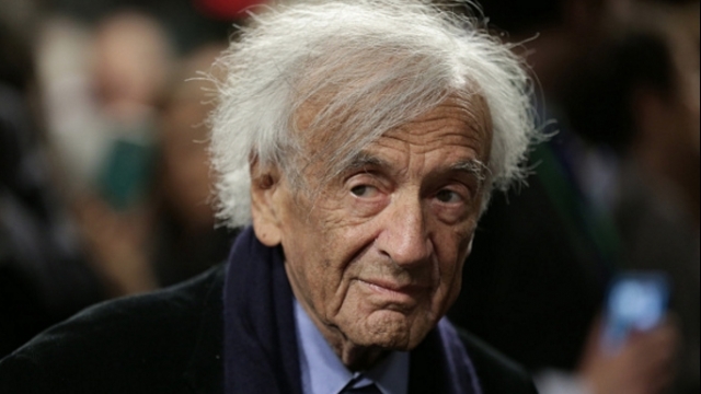Elie Wiesel on Capitol Hill in Washington, D.C., March 2, 2015