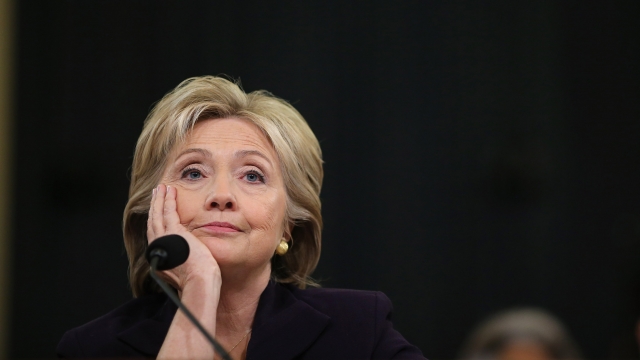 Hillary Clinton during a meeting of the House Select Committee on Benghazi.