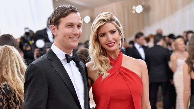 Jared Kushner and wife Ivanka Trump attend the 'Manus x Machina: Fashion In An Age Of Technology' Costume Institute Gala.