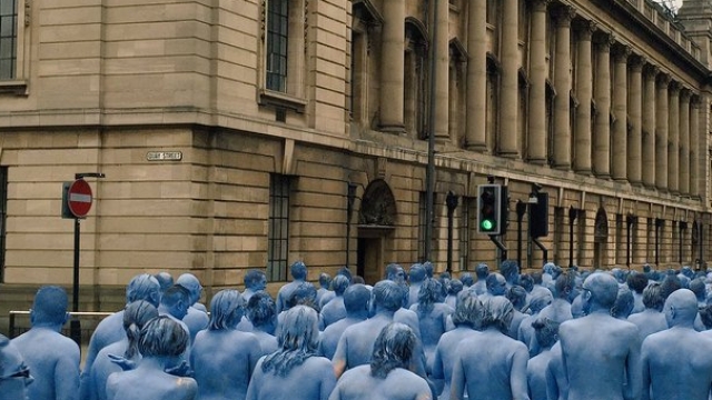 Spencer Tunick's "Sea of Hull."