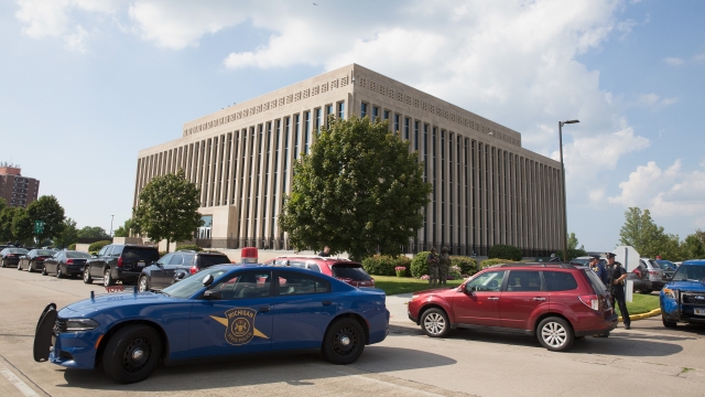 Two court officers killed inside a Michigan courthouse.