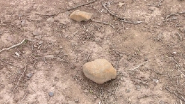 Image of rocks found in Gettysburg National Military Park.