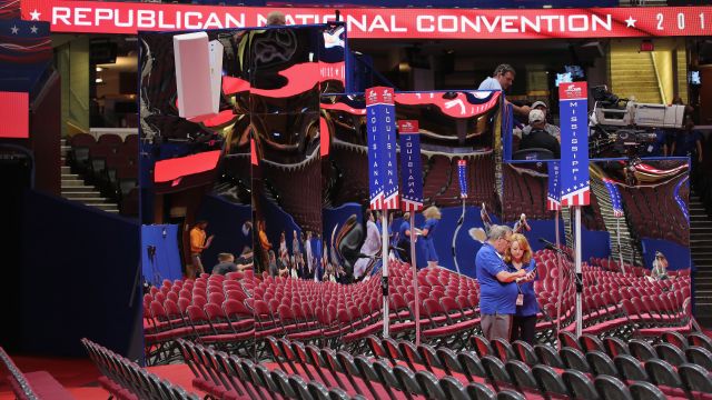 The Quicken Loans Arena ahead of the Republican National Convention