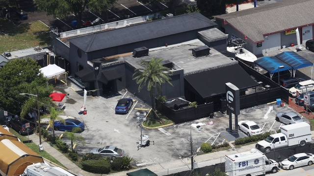 Pulse nightclub from an aerial point of view