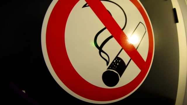 A no smoking sign.