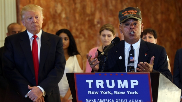 Former Marine Al Baldasaro defends the donations of Republican presidential candidate Donald Trump in May of 2016.