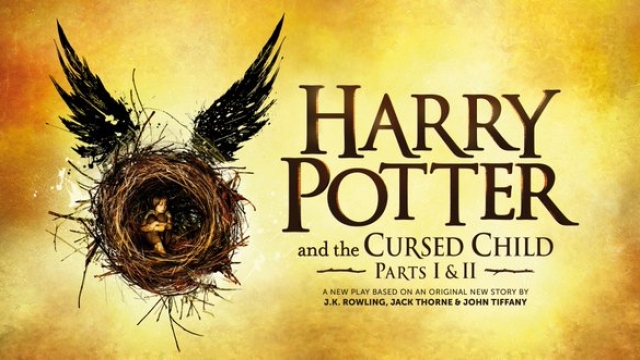 A poster for the "Harry Potter and the Cursed Child" play.
