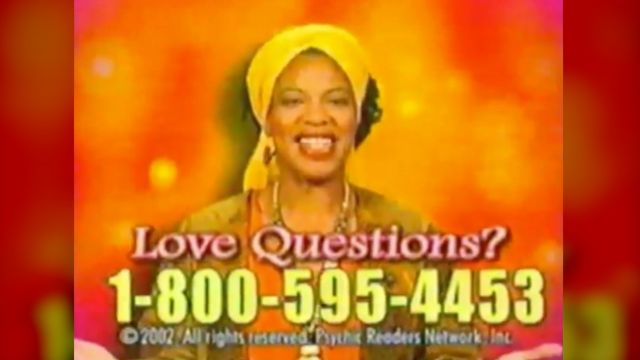 Miss Cleo featured in a TV advertisement