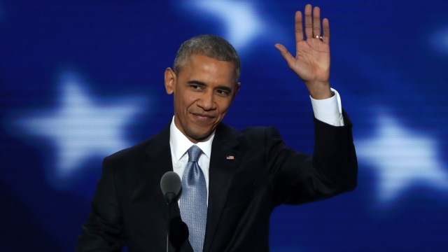 President Obama gave a farewell to his supporters.