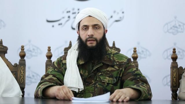 Abu Mohammad Al-Jolani, leader of Jabhat Fateh Al-Sham, formerly known as Jabhat Al-Nusra.