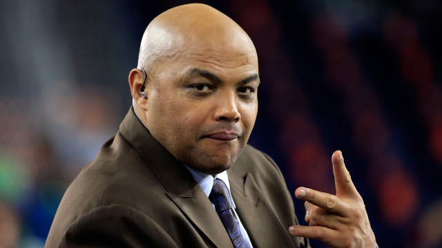 Former NBA player Charles Barkley looks on prior to the 2016 NCAA Men's Final Four National Championship game.