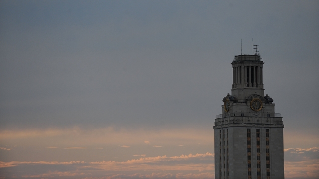 The University of Texas Tower on the University of Texas campus on September 19, 2009, in Austin, Texas.