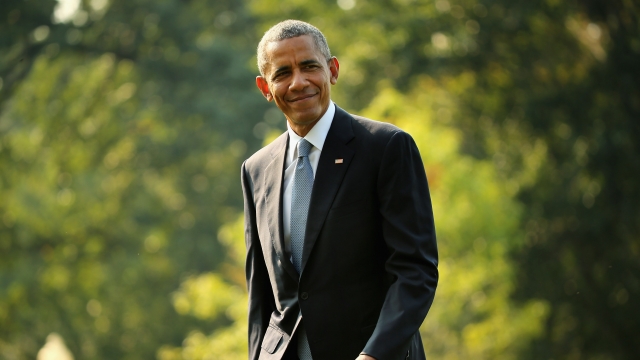 President Obama at the White House.
