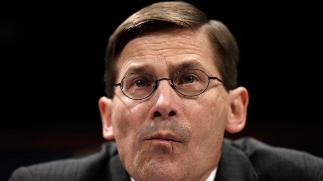 Former Deputy CIA Director Michael Morell testifies before a committee.