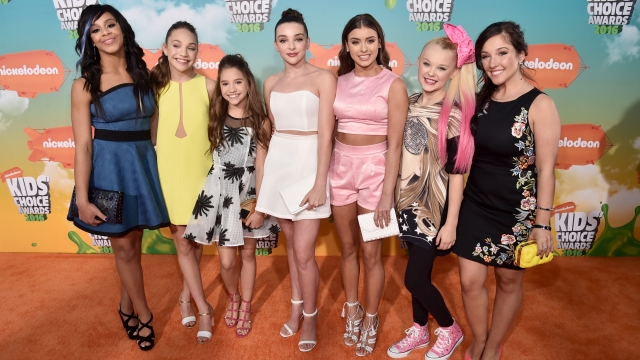 The cast of "Dance Moms" attend Nickelodeon's 2016 Kids' Choice Awards.