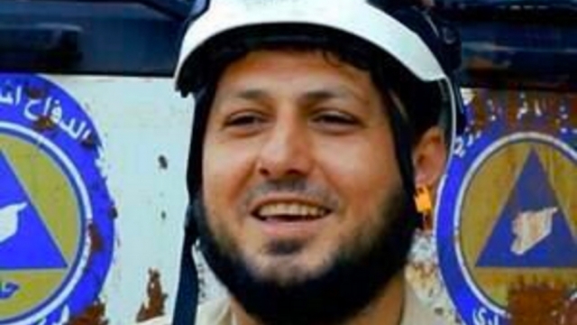 Khaled Harah, Syria Civil Defence volunteer
