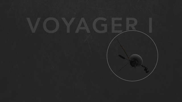 Voyager I, the most distant human-made object in the universe.