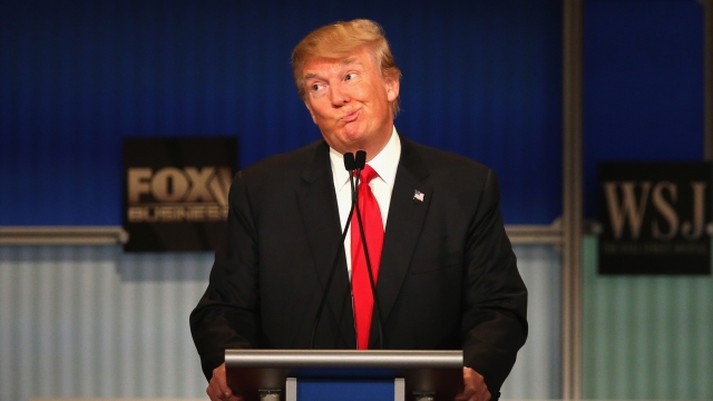 Donald Trump during a debate in November.