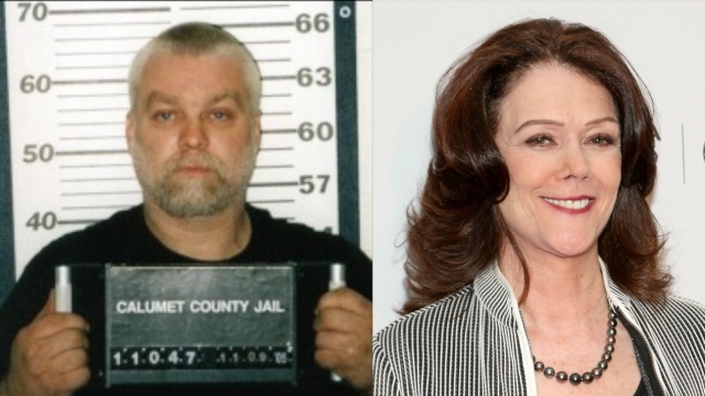 Steven Avery's mugshot and a photo of his new attorney Kathleen Zellner.