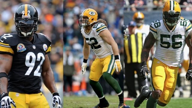 James harrison, Clay Matthews and Julius Peppers were cleared by the NFL.