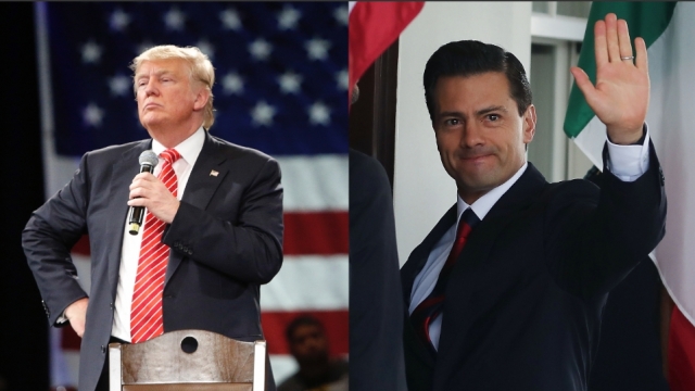 Donald Trump and Enrique Peña Nieto