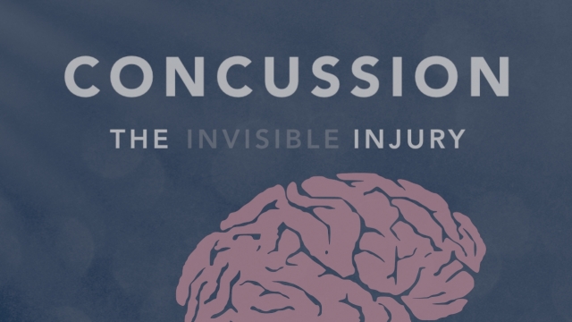 A slide depicting the concussion's nickname as "the invisible injury."