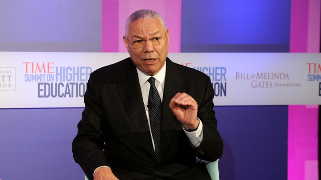 General Colin Powell speaks at the TIME Summit On Higher Education.