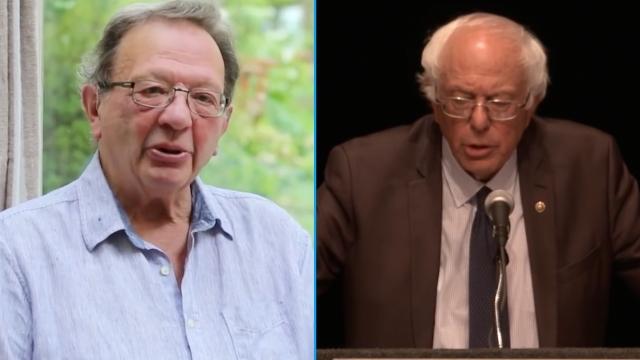 Bernie Sanders and his brother Larry Sanders