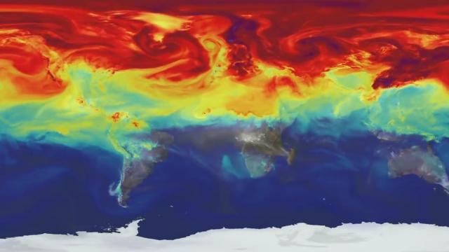 An ultra-high-resolution NASA computer model has given scientists a new look at how carbon dioxide in the atmosphere.