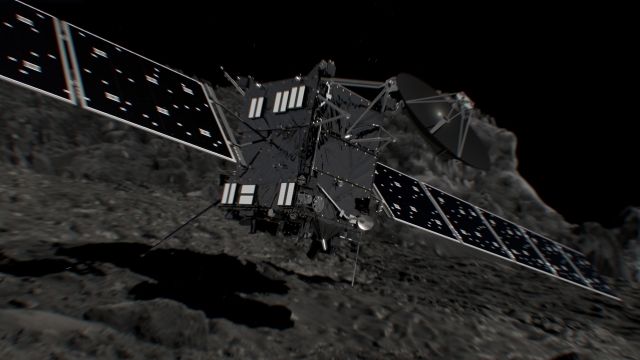 Rosetta ends its mission on comet 67P.