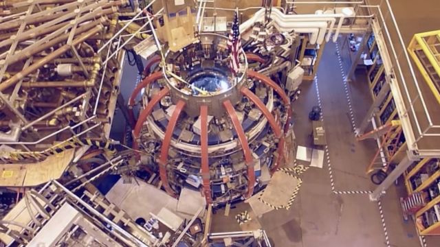 The fusion reactor at Princeton University.