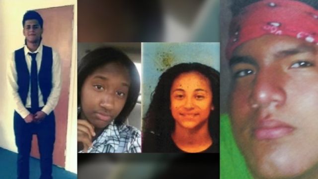 Photos of the two young women and two young men who were killed in the Brentwood community of Long Island.