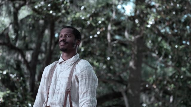 Nate Parker as Nat Turner, a literate slave and preacher, in "The Birth of a Nation"