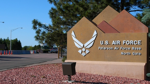 Photo of Peterson Air Force Base.