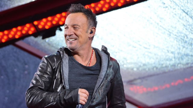 Bruce Springsteen performs on World AIDS Day