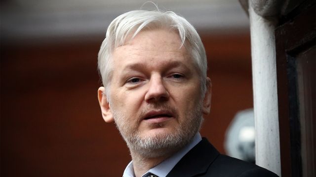 Julian Assange in Ecuador.