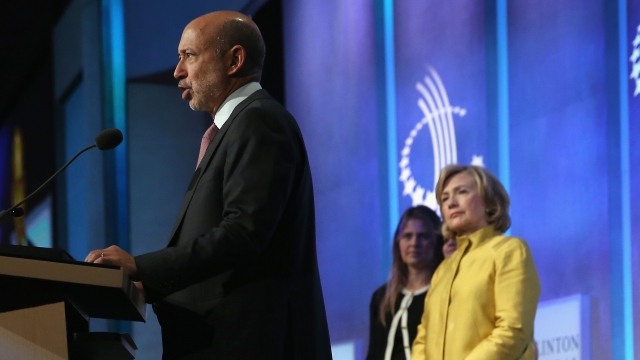 Clinton and Blankfein in 2013.