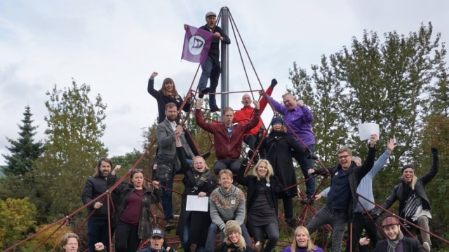 Members of Iceland's Pirate Party.