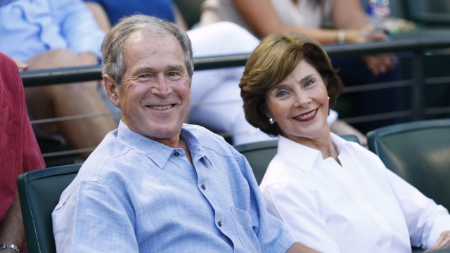George W. Bush and Laura Bush