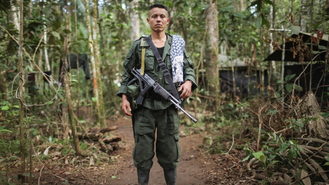 A FARC rebel
