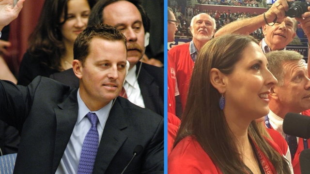 Richard Grenell and Ronna Romney McDaniel